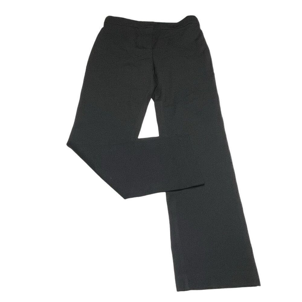 Les Serein Black Striaght Leg Cropped Trousers
